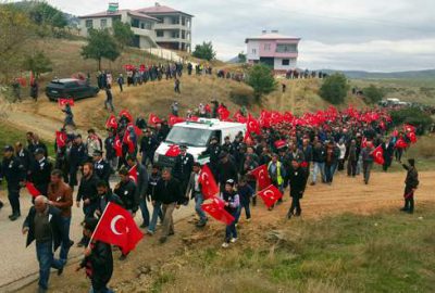 Şehit polislere veda