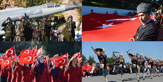 Bursa’da Cumhuriyet Bayramı çoşkusu
