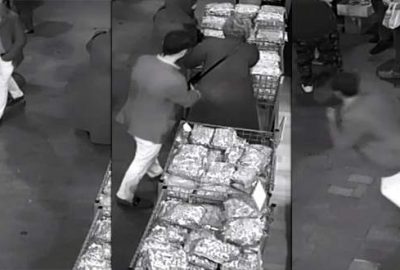 Makaslı kapkaççı kamerada