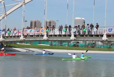 Bursa’da kanocular Cumhuriyet için yarıştı