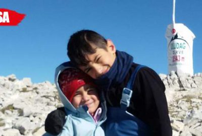 5 yaşında Uludağ’ın zirvesine tırmandı