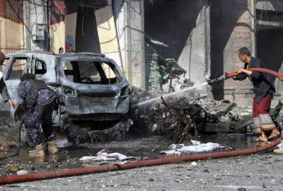 Koalisyon sivilleri vurdu