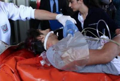 Cumhurbaşkanlığı Köşkü önünde hareketli dakikalar