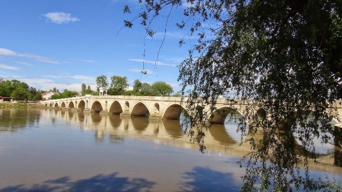 Edirne’de Tarihi Köprülere Güvenlik Kamerası