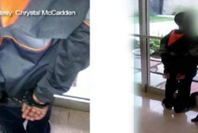 ABD polisinden 7 yaşındaki çocuğa ters kelepçe