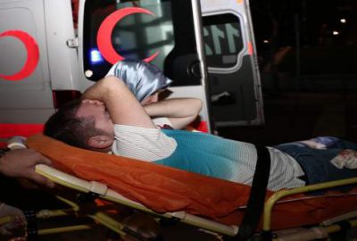 Taksim’de Rus taraftar bıçaklandı
