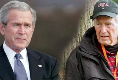 Baba Bush eleştirdi, oğul Bush savundu