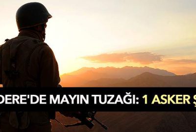 Uludere’de mayın tuzağı: 1 asker şehit
