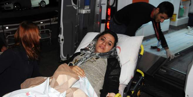 Polise atılan roket eve isabet etti!