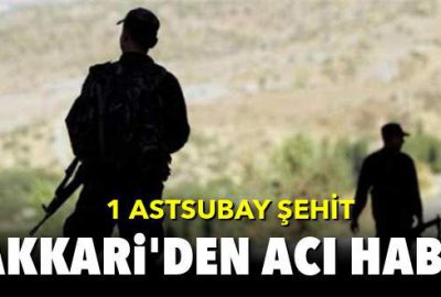 Hakkari’de askeri konvoya saldırı: 1 şehit