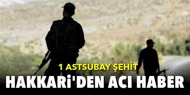 Hakkari’de askeri konvoya saldırı: 1 şehit