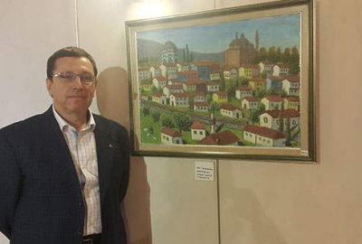 Ördekli Kültür Merkezi'nde açılışı yapılan Fırçamın Ucundaki Sergi, 10 yıldır