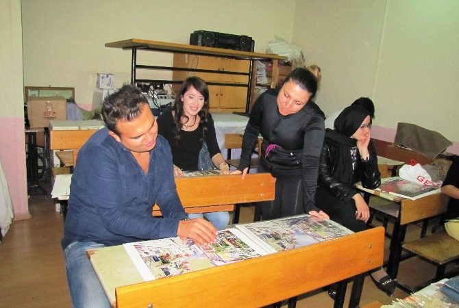 Kütahya’nın Hisarcık ilçesinde Halk Eğitim Merkezi Müdürlüğünce 3 boyutlu şekillendirme