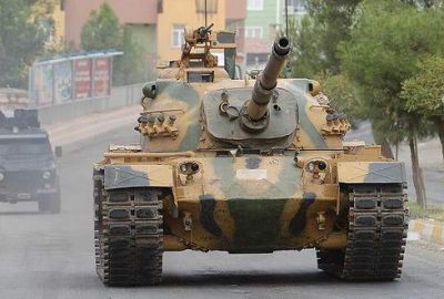 Tankların namluları Suriye’ye çevrildi
