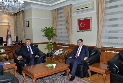 Başkan Eser’den, Emniyet Genel Müdürü Lekesiz’e Ziyaret
