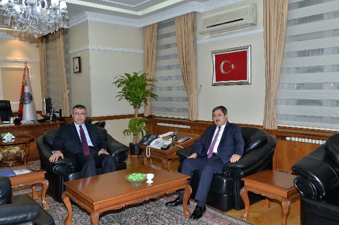 Başkan Eser’den, Emniyet Genel Müdürü Lekesiz’e Ziyaret