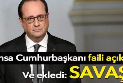 Fransa Cumhurbaşkanı Hollande: Saldırıları IŞİD düzenledi