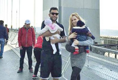 İkizleriyle iki kıtayı koştu