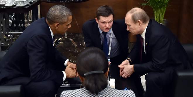 Obama ve Putin koyu sohbete daldı