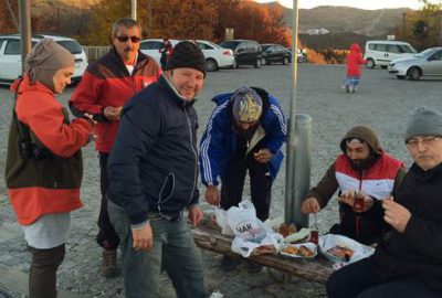 Uludağ’da pastırma yazı keyfi