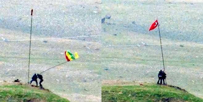 Cizre’de silah sesleri altında bayrak operasyonu