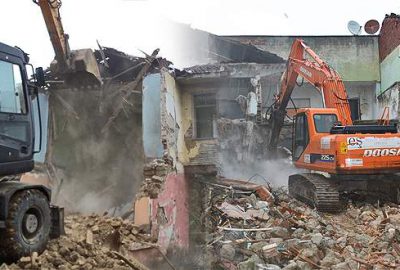 Bursa’da yıkım sürüyor