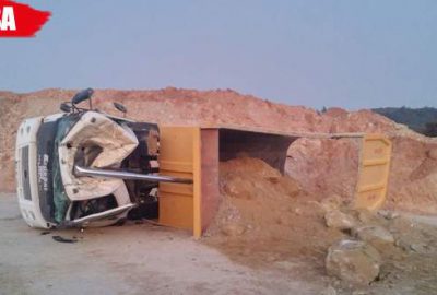 Otoyol inşaatında kaza: 1 ölü