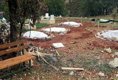 Terörist cenazeleri gizlice gömülmüş