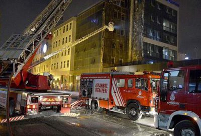 Haliç Üniversitesi’nde yangın!