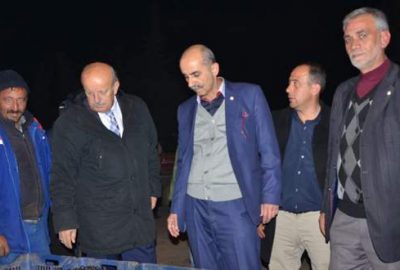 Sargın zeytincileri dinledi