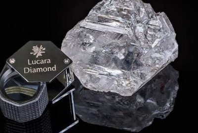 Botswana'daki bir elmas madeninde son yüz yılın en büyük elması