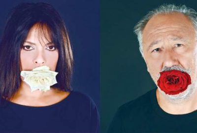 Şiddete güllü tepki