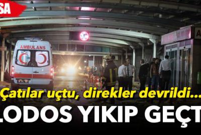 Bursa’da lodos yıkıp geçti