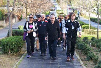 Nilüferliler sağlık için yürüyor