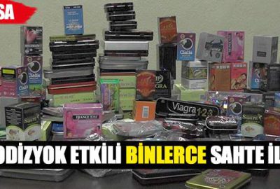 Afrodizyok etkili binlerce sahte ilaç ele geçirildi