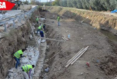 Kıran deresi ıslah ediliyor