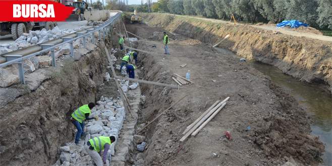 Kıran deresi ıslah ediliyor