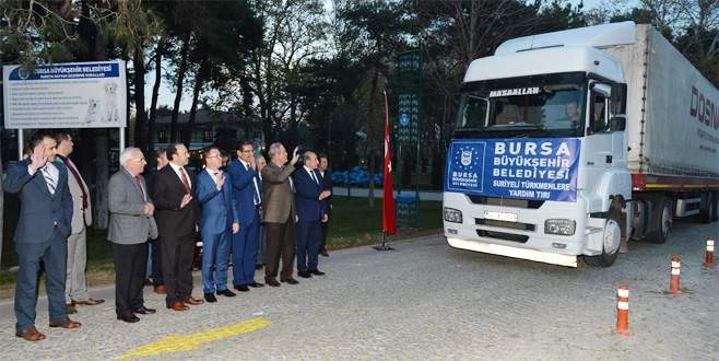 Bursa’dan Bayırbucak Türkmenlerine soba yardımı