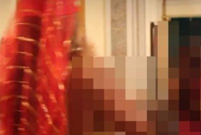 Dansöz kıyafetli vibratörlü işkence!