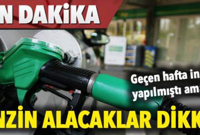 Benzin alacaklar dikkat!