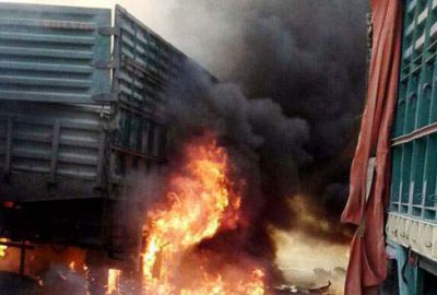 Rus savaş uçakları TIR konvoyunu vurdu! 7 ölü