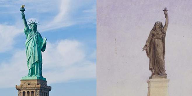 Özgürlük Anıtı aslında Müslüman bir kadın olarak tasarlanmış