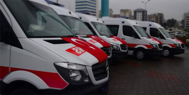 5 hastaneye tam teşekküllü ambulans