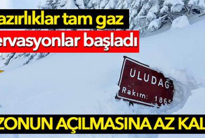 Uludağ’a kar düşmeden otel rezervasyonları başladı