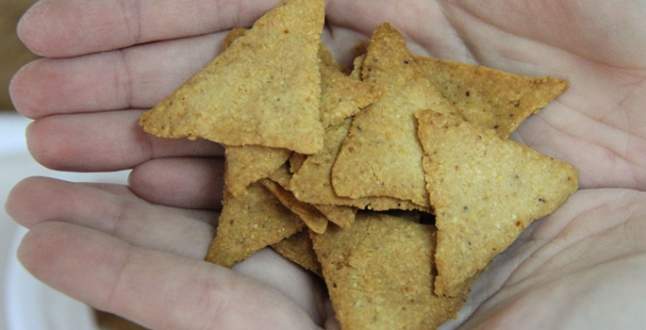 Fındıktan cips üretildi