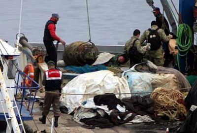 Sarıyer açıklarında mayın bulundu