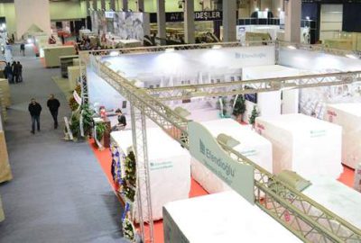 Blok Mermer Fuarı büyük ilgi gördü