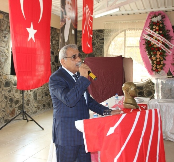 CHP Erzin İlçe Başkanı Ali Sarar Güven Tazeledi