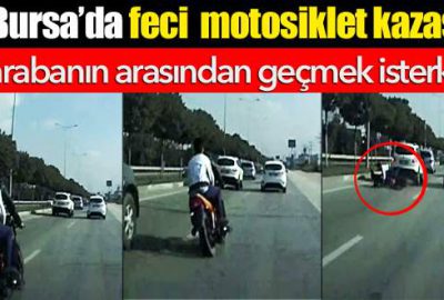 Bursa’da motosiklet kazası