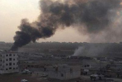 Rus uçakları Azez’i bombaladı